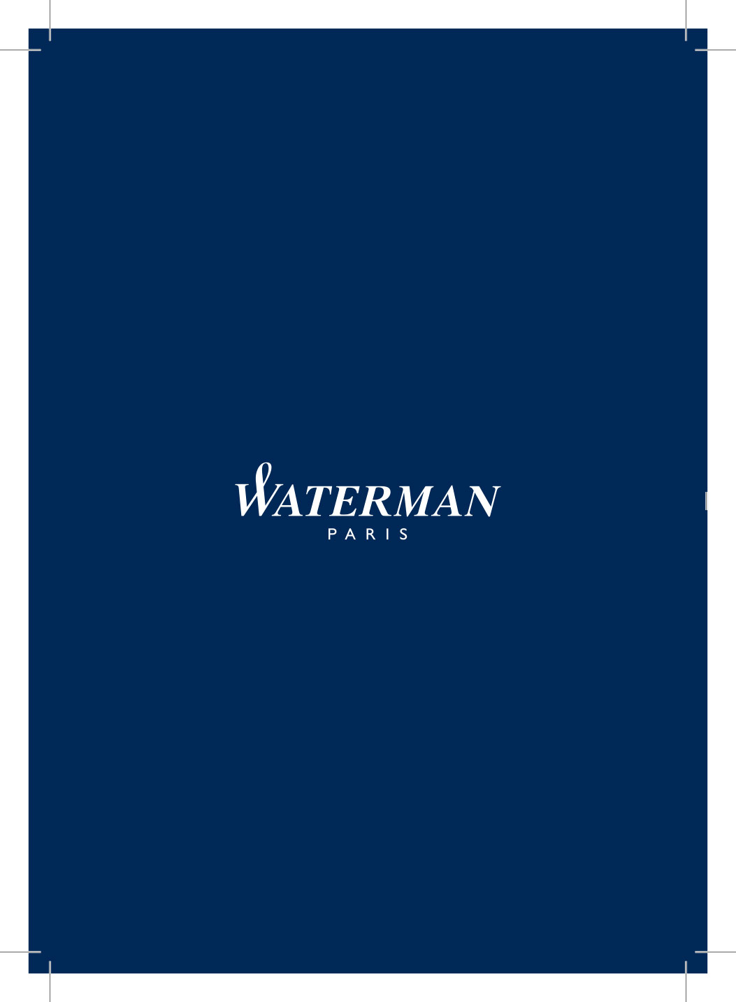 Waterman 2018 Catalogue