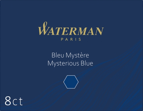 Set 8 Carts Waterman Large Mysterious Blue
