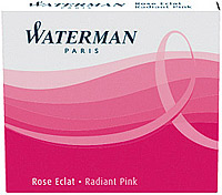 Set 6 Carts Waterman Mini Radiant Pink