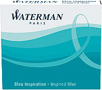 Set 6 Carts Waterman Mini Inspired Blue