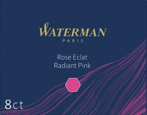 Set 8 Carts Waterman Large Radiant Pink